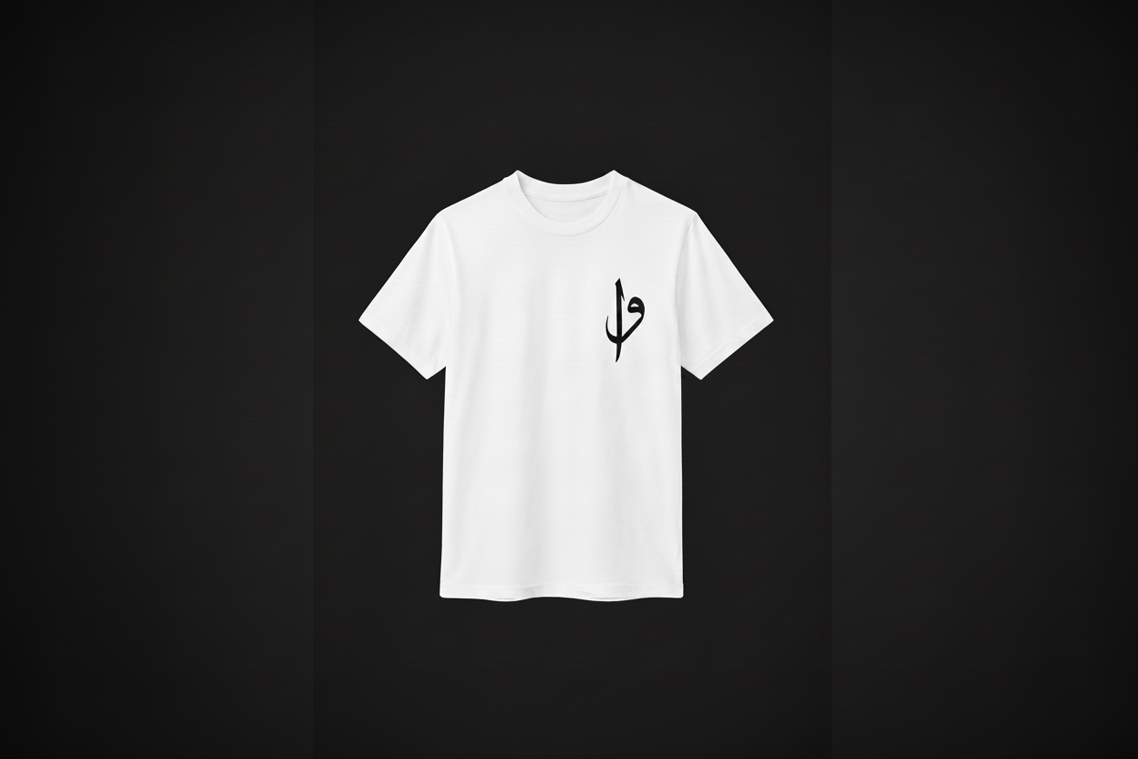 Tevora Elif & Vav Klassiek T-shirt – Wit